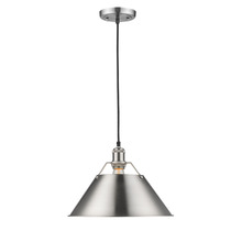  3306-L PW-PW - Orwell 14" Wide Large Pendant in Pewter